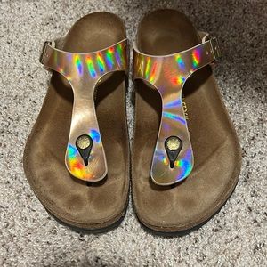 Birkenstock like new flip flops size 9